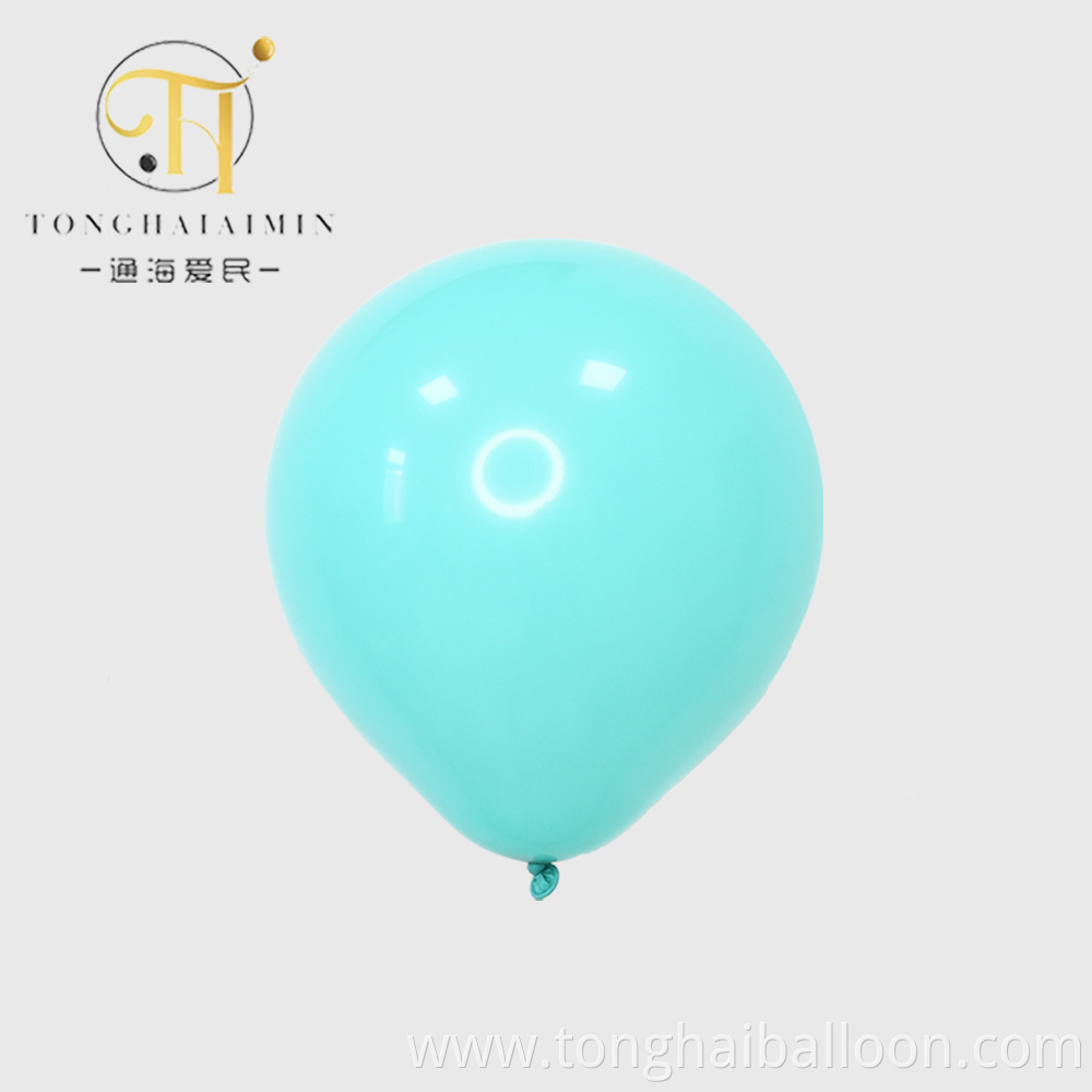 Matte Neon Blue Balloons